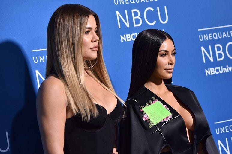 Khloe Kardashian and Kim Kardashian