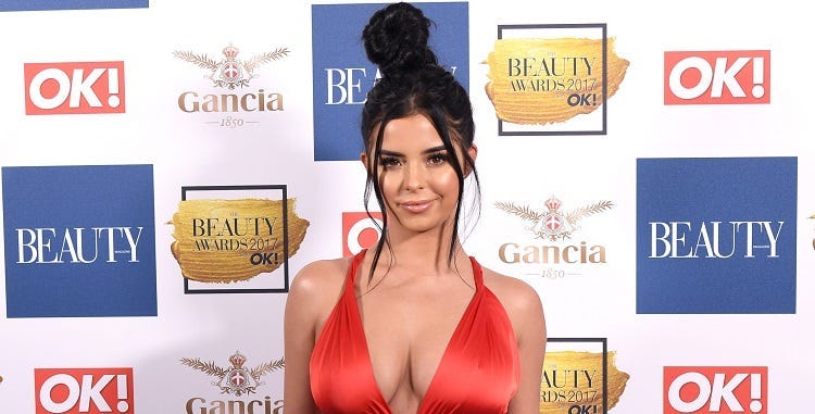 Demi Rose attending the Beauty Awards 2017 with OK! held at the Pavilion in the Tower of London. Photo credit should read: Doug Peters/EMPICS Entertainment