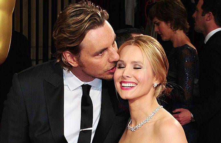 Dax Shepard, Kirsten Bell, Red Carpet, Whisper, Smile, 2014