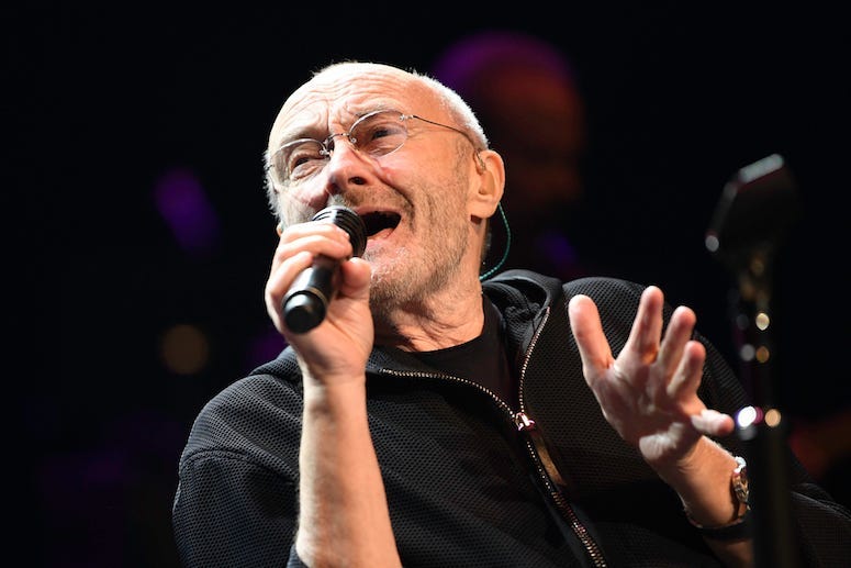 Phil Collins, Concert, Singing, Dreaming on the Beach, 2018