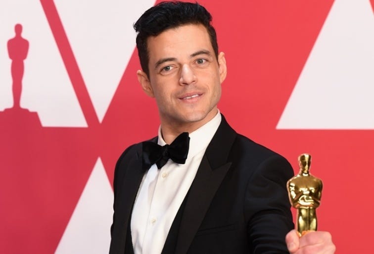2/24/2019 - Rami Malek winner of the Best Actor Oscar in the press room at the 91st Academy Awards held at the Dolby Theatre in Hollywood, Los Angeles, USA