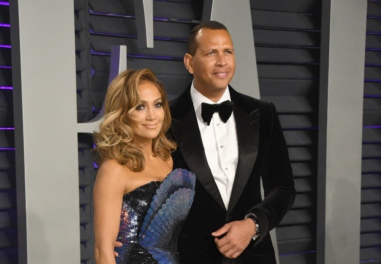 09 March 2018 - Music icon Jennifer Lopez and retired baseball star Alex Rodriguez are engaged after two years of dating. The couple then made their red carpet debut at the Met Gala in May 2017 and have inseparable since. 24 February 2019 - Los Angeles, C