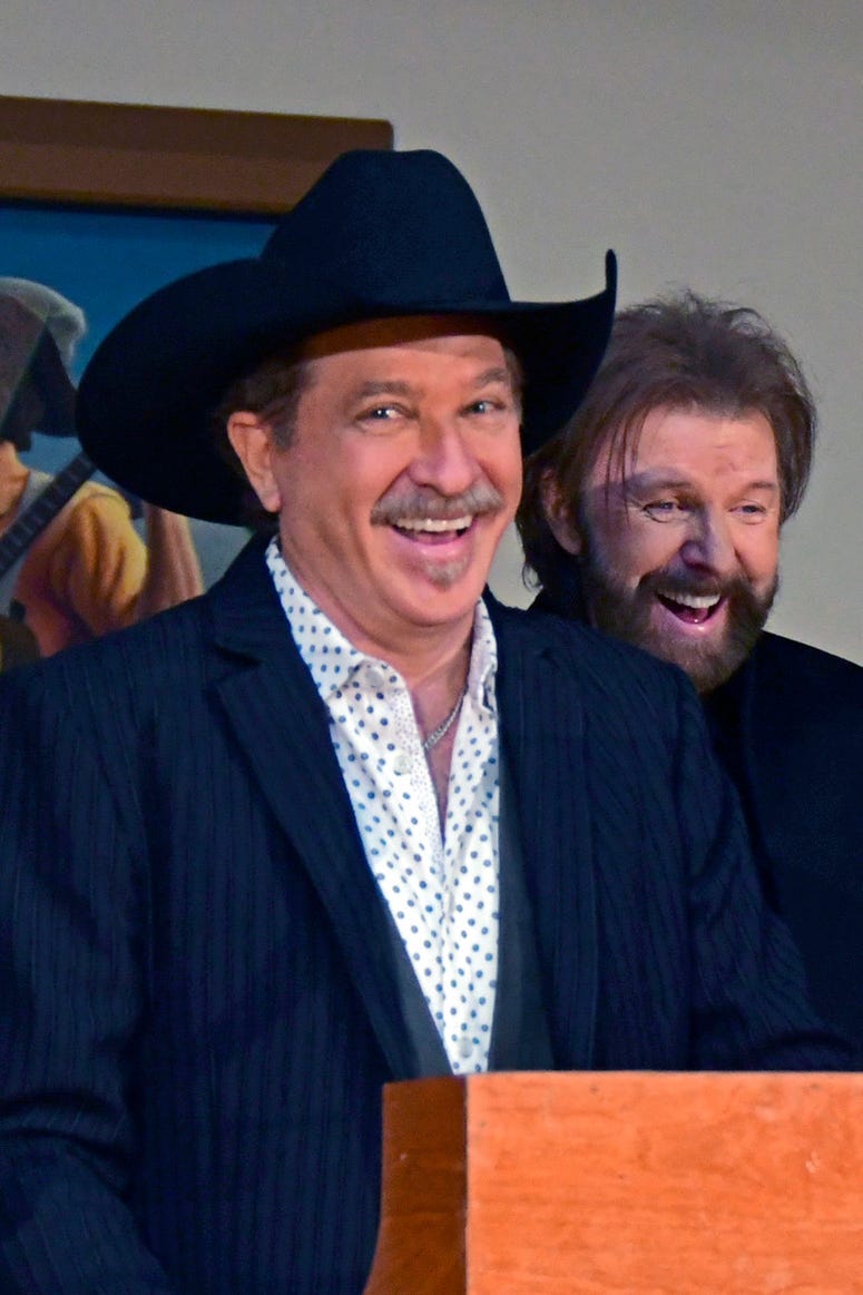 Kix Brooks, Ronnie Dunn, Brooks & Dunn. CMA Presents Country Music Hall Of Fame 2019 Inductee Ceremony at The Country Music Hall of Fame.