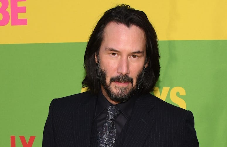Keanu Reeves, Red Carpet, Always Be My Maybe, Premiere, Los Angeles, Black Suit, 2019