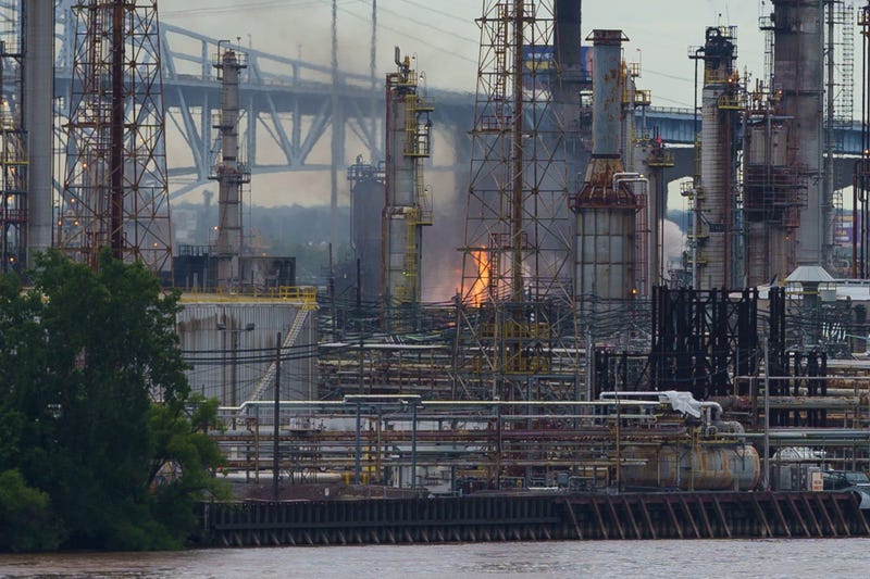 Refinery fire