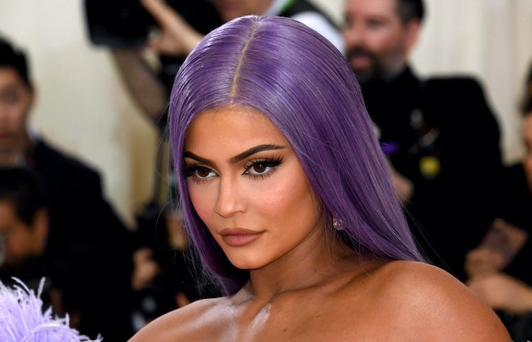 Kylie Jenner, Red Carpet, Purple Hair, 2019