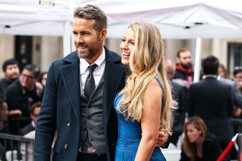 Ryan Reynolds, Blake Lively, Red Carpet, Hollywood Walk of Fame Ceremony, 2015
