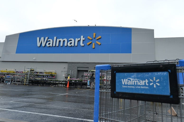 Walmart Supercenter, Storefront, Logo, Shopping Cart