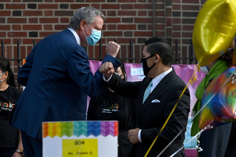 Bill de Blasio Richard A. Carranza