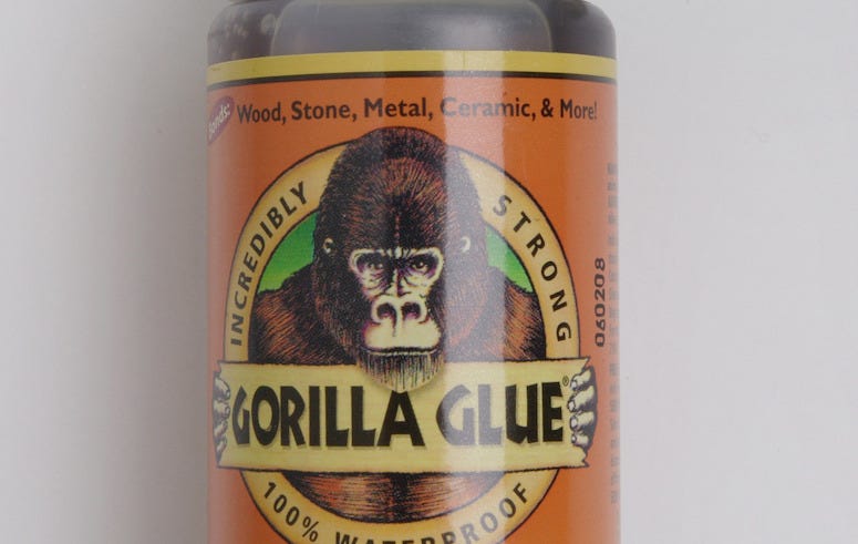Bottle of Gorilla Glue
