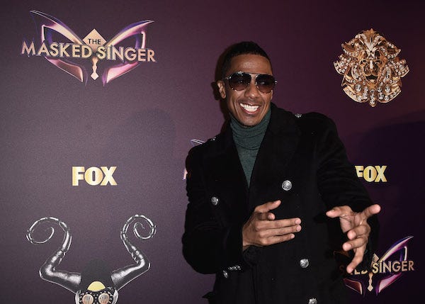 Nick Cannon at the premiere karaoke event for season one of "The Masked Singer" at The Peppermint Club on December 13, 2018