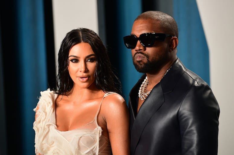 Kim Kardashian, Kanye West, Red Carpet, 2020