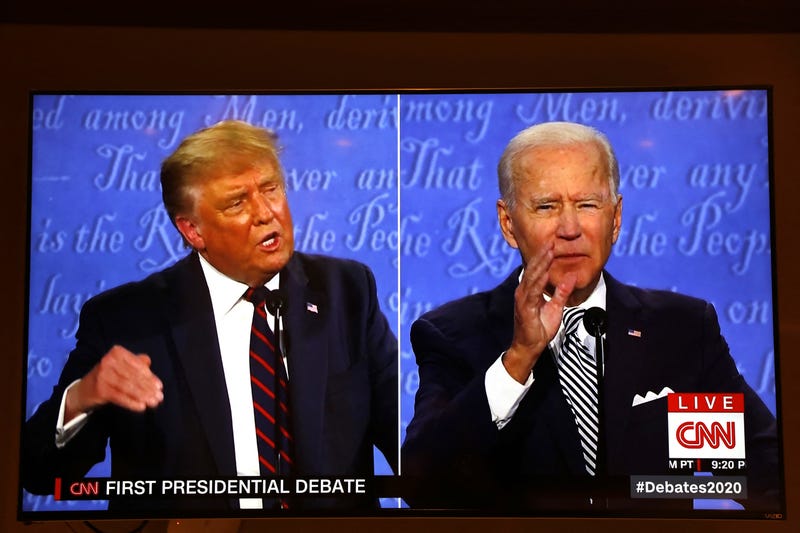 President Trump and Joe Biden