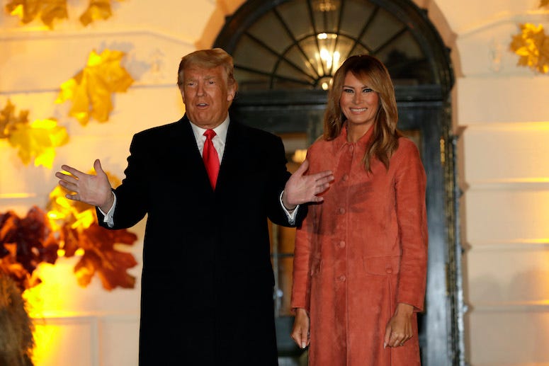 Donald Trump, Melania Trump, White House, Halloween