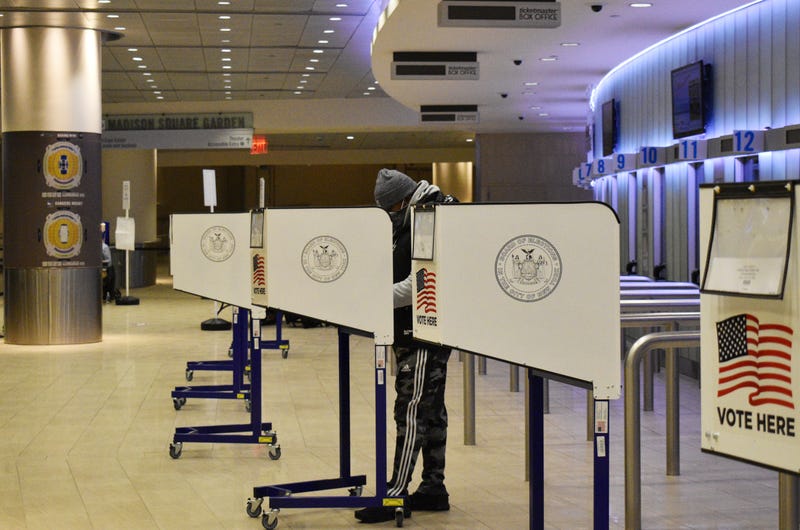 File photo: A New York City voter on Election Day 2020