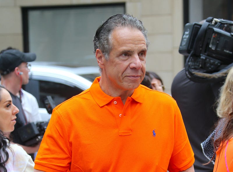 Former Gov. Andrew Cuomo attends a local stop gun violence rally on Madison Avenue on June 3, 2022