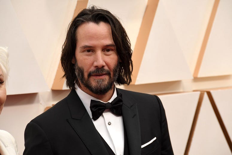 Keanu Reeves, Red Carpet, 92nd Annual Academy Awards, 2020