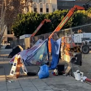 Homeless encampment near LA City Hall cleared ahead of Bass inauguration