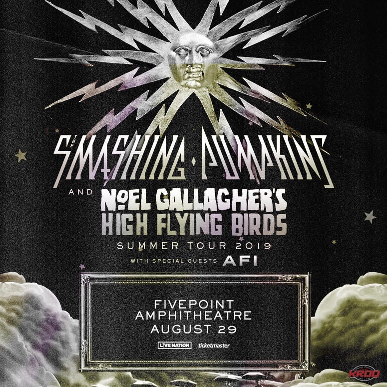 Presale Smashing Pumpkins with Special Guests Noel Gallagher and AFI