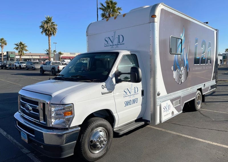 Picture of SNHD's "Linkage 2 Action" van on 1-21-21