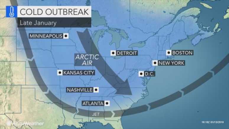 Cold snap late Jan