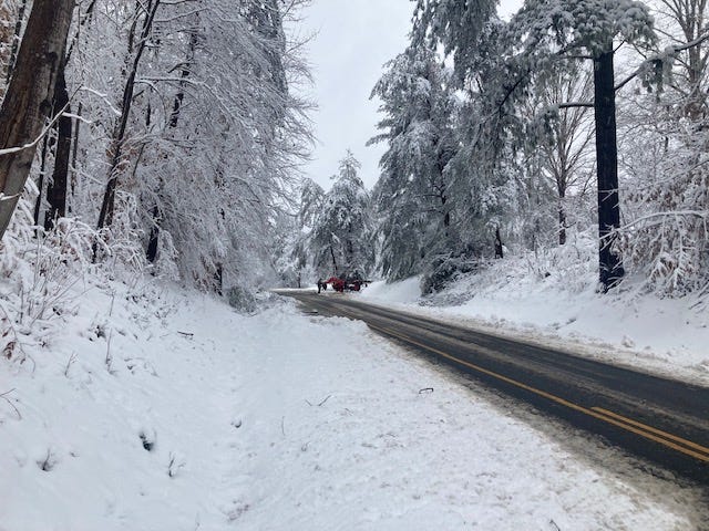 Snowy scene
