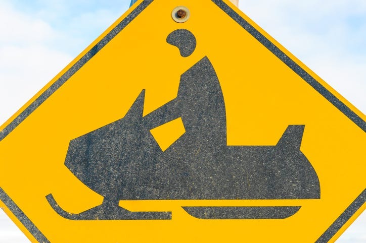 snowmobiler rescued