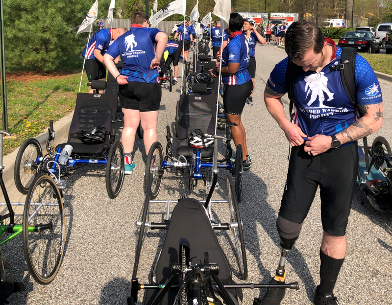 PHOTOS Wounded warriors bike with Soldier Ride