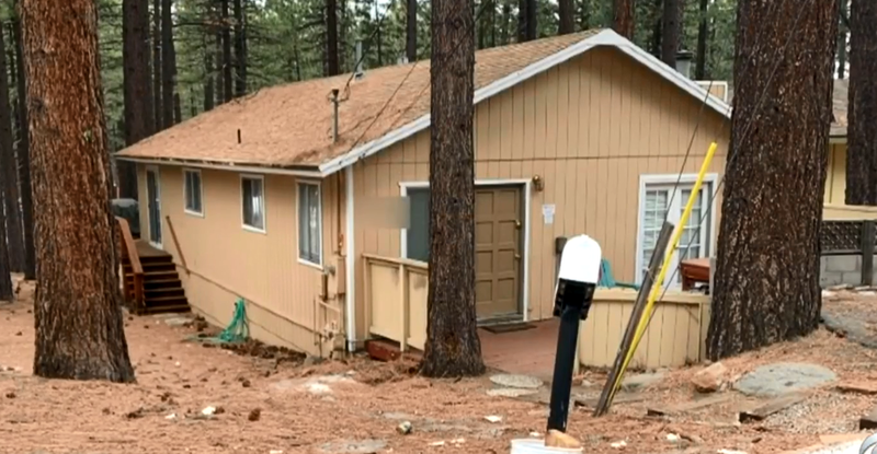 Jon Segarra of Hayward said that his 9-year-old son found a loaded gun and Santa Clara County deputy's badge inside this South Lake Tahoe house he rented through Airbnb.