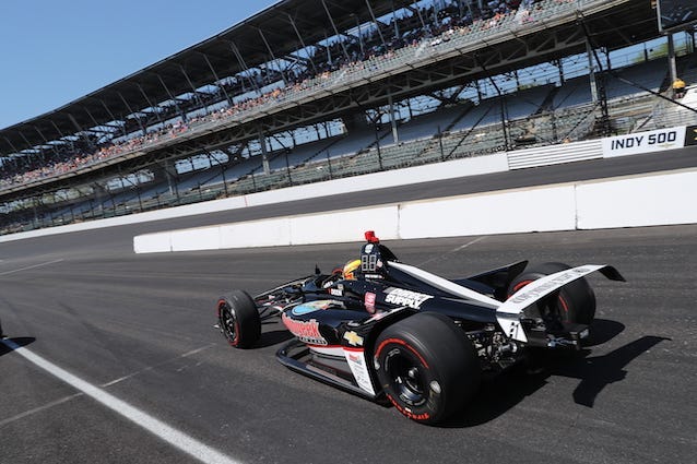 Spencer Pigot's Ed Carpenter Racing's Chevrolet At Indy