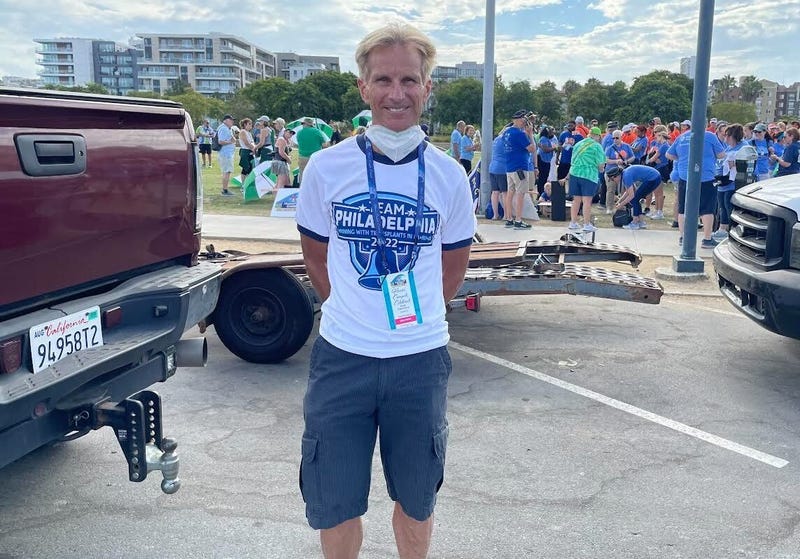 Dr. Neal Stansbury at his first Transplant Games.