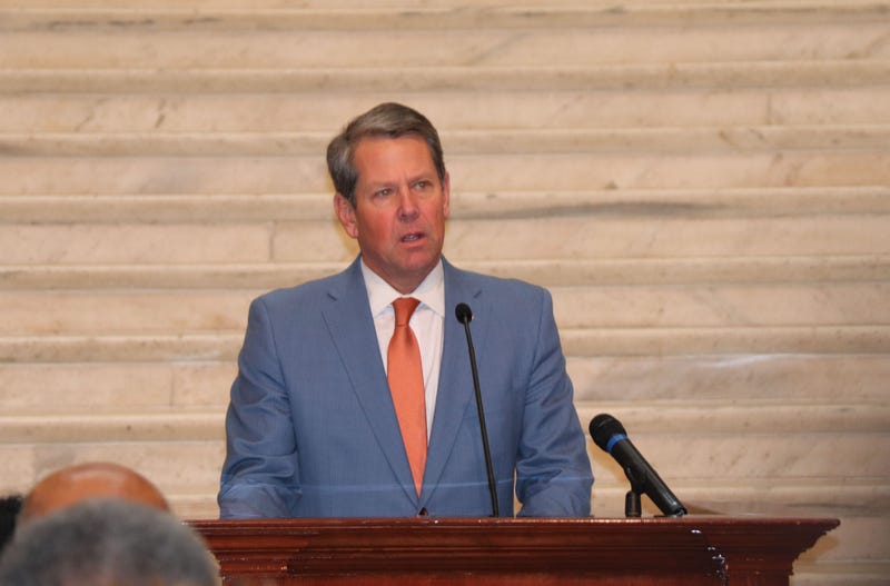 Georgia Governor Brian Kemp at the 2020 State MLK Service