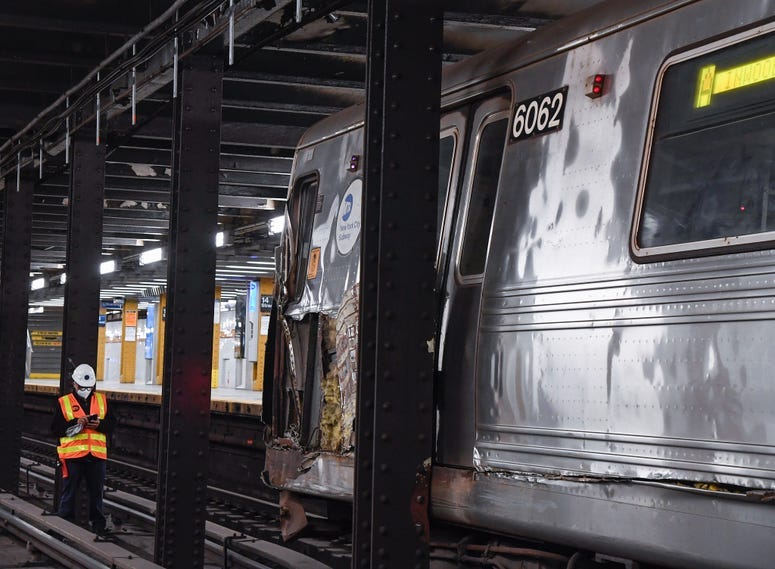 Subway derailment