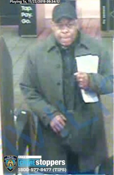 Man entering subway