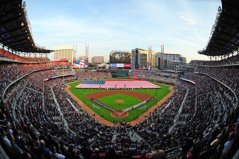 Suntrust Stadium, home of the Atlanta Braves