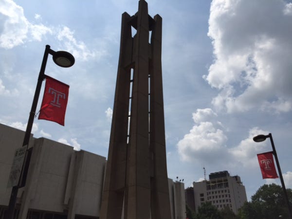 The Temple University campus.