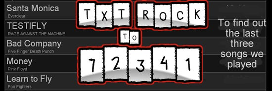 txt rock to 72341