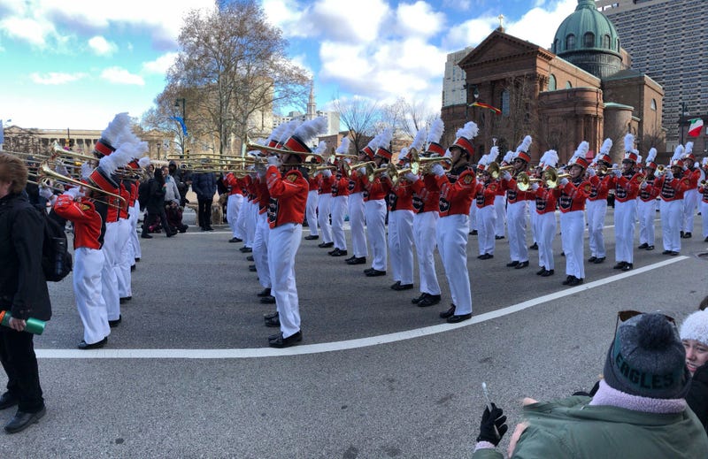 The Pennsbury High School Marching Band, from Fairless Hills, Pa.