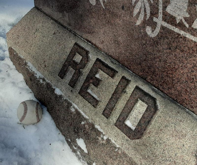 Family plot for Phil Reid at Oakland Cemetery in St. Paul