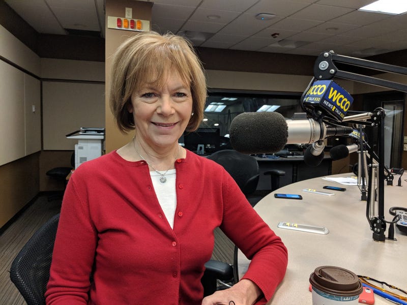 Senator Tina Smith in the studio