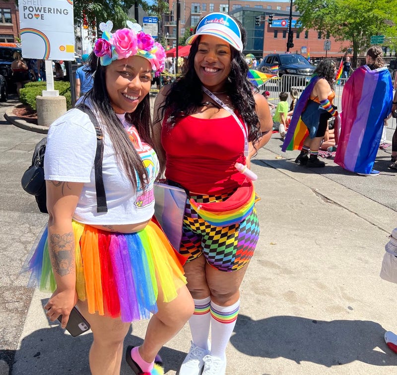 Chicago Pride Parade attendees
