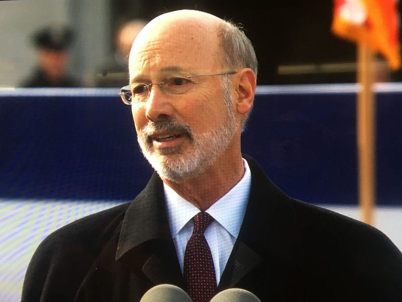 Pa. Gov. Tom Wolf speaks after taking the oath for his second term.Gov. Wolf speaks after taking oath for 2nd term