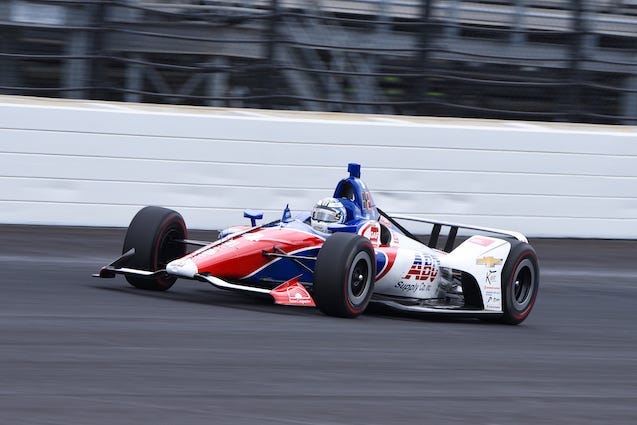 ABC Supply AJ Foyt Racing's Tony Kanaan At Indianapolis Motor Speedway