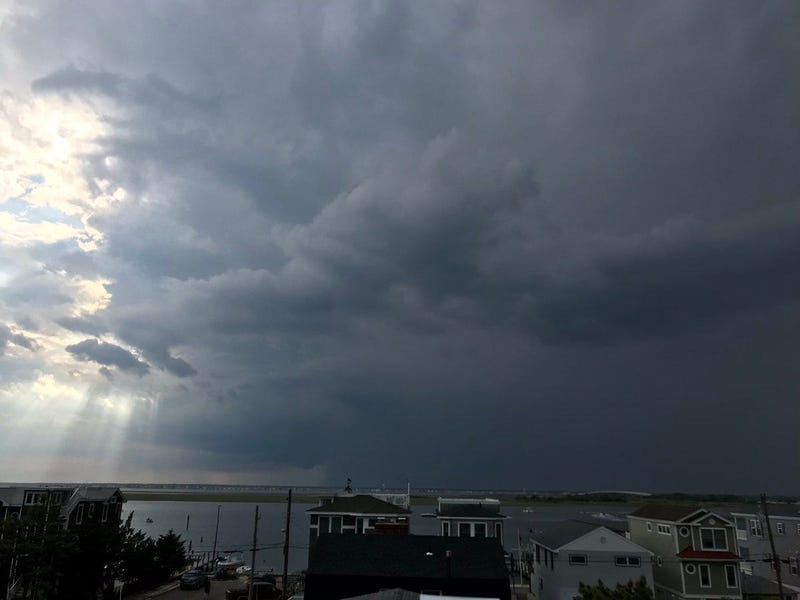 Possible tornado in Stanhope