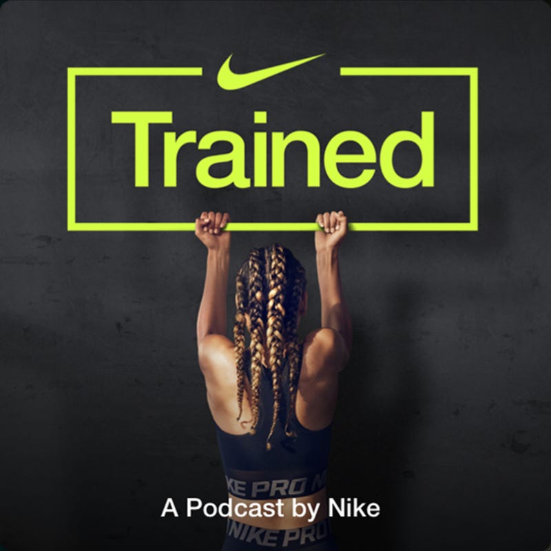 trained podcast cover