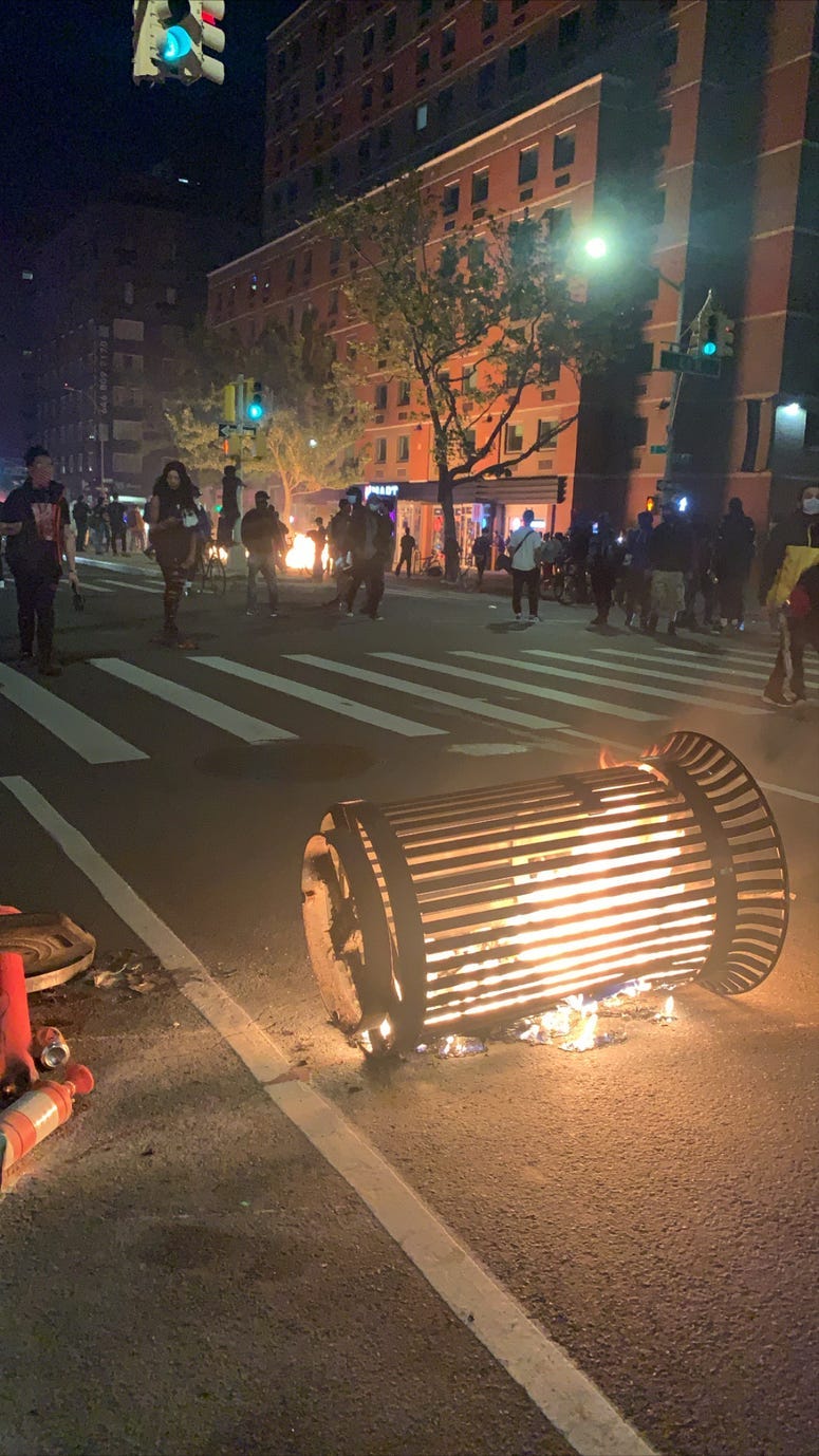 trash fire