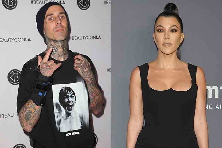 Travis Barker And Kourtney Kardashian