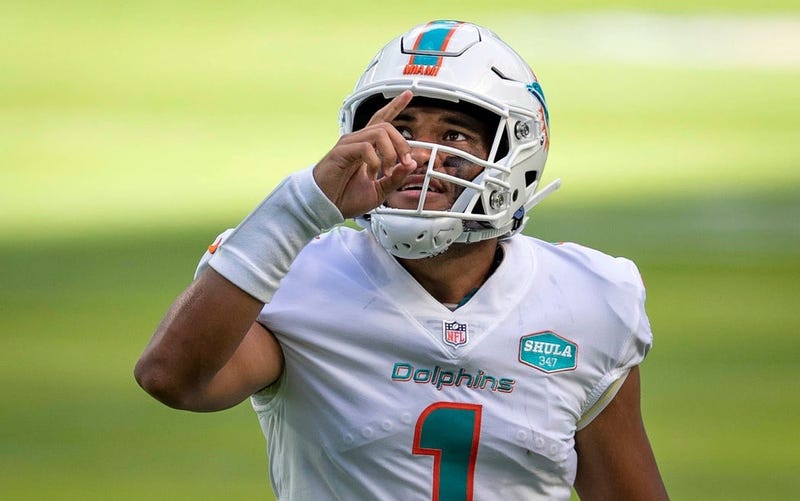 Tua Tagovailoa in his second start for Miami