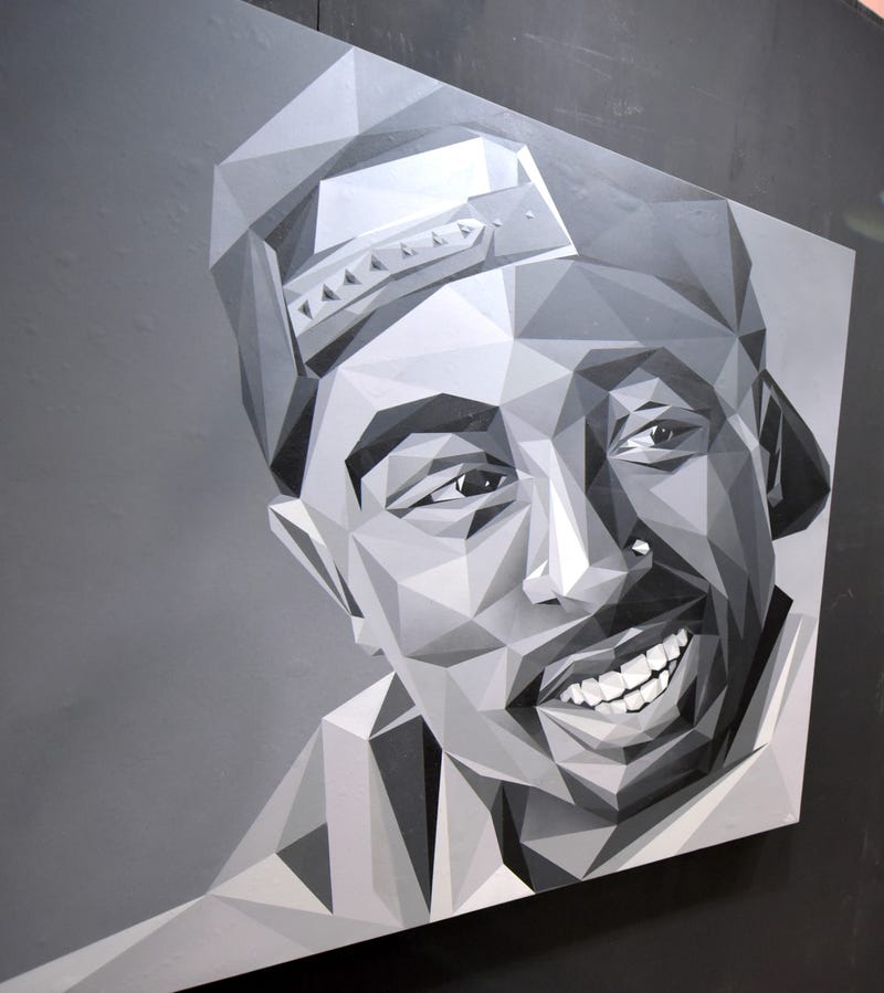 Artwork displayed at Kicksperience during the 2017 BET Experience at Los Angeles Convention Center on June 24, 2017 in Los Angeles, California.