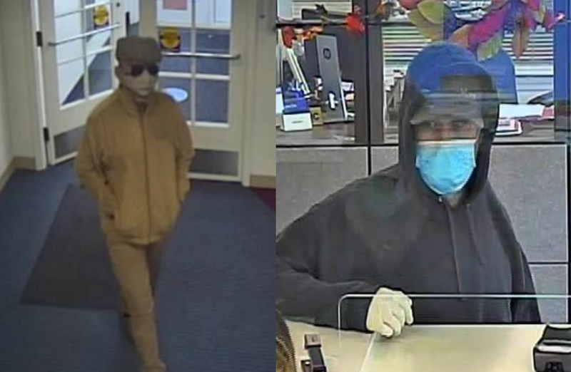 Two bank robberies